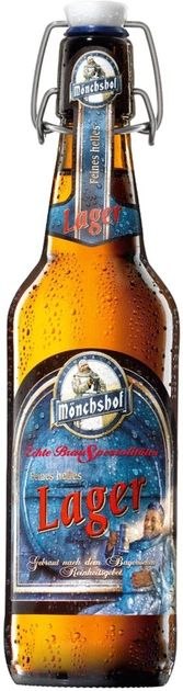 Пиво Моншоф Lager 4,9% 0.5л